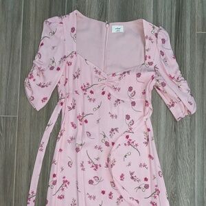 Aritzia Wilfred Dress (00, Pink Floral)